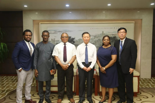 尼日利亚驻上海总领事马杜比克考察隆力奇